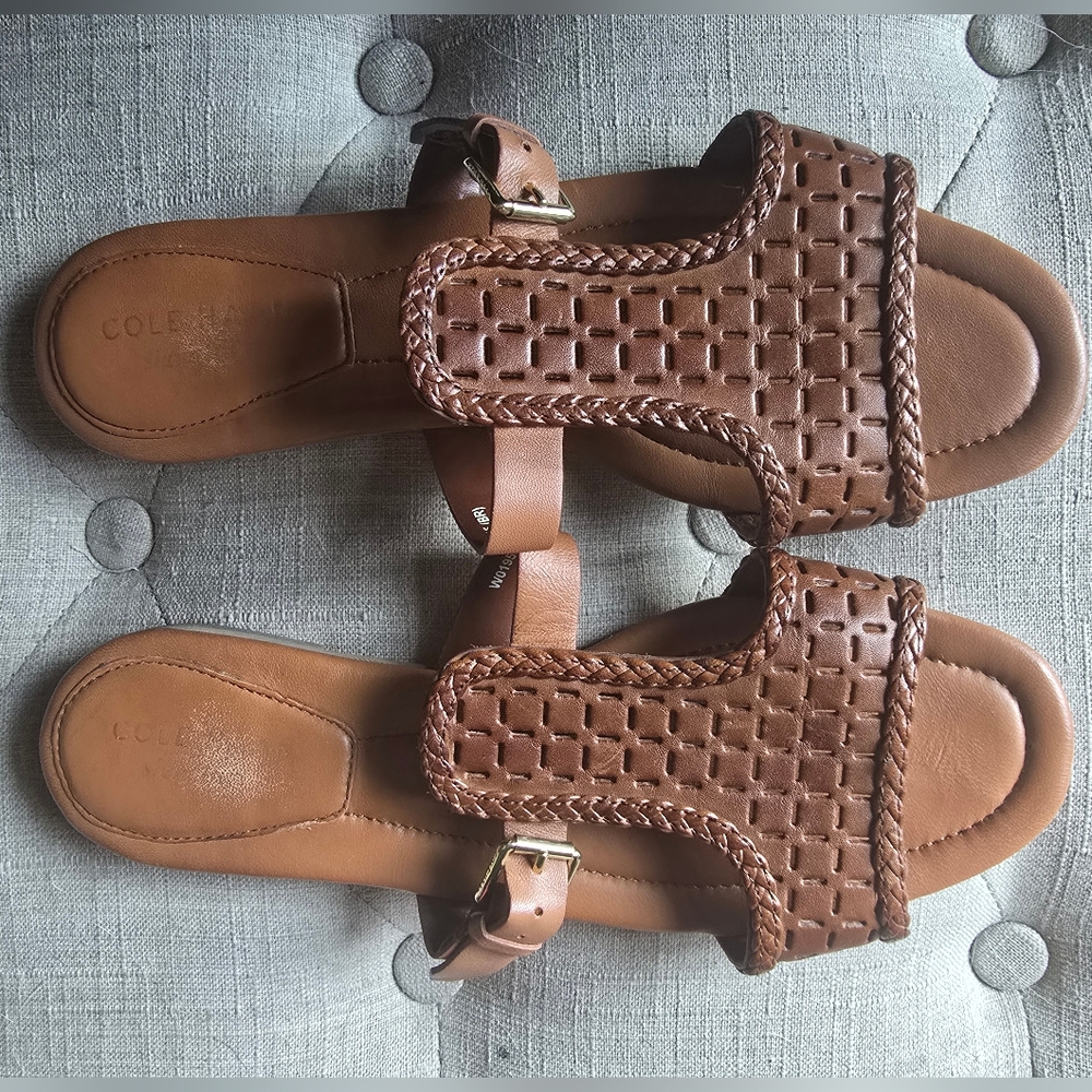 Cole Haan Elettra Sandals In Acorn